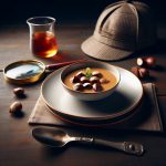 Krimidinner Vorspeise Maronensuppe